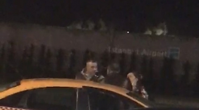 İstanbul'da taksiciye "yolu uzattın" tokadı kamerada