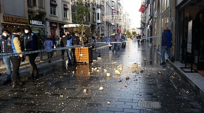 İstiklal Caddesi'nde faciadan dönüldü