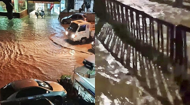 İzmir'de sağanak hayatı olumsuz etkiledi