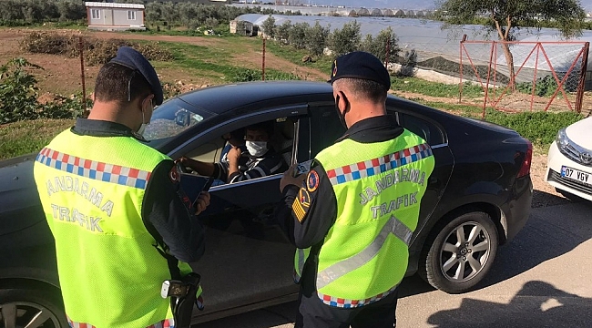 Jandarmadan emniyet kemeri uygulaması