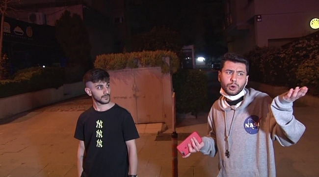 Kadıköy'de kısıtlamayı delip kaza yapan gençlerden gazetecilere "sapık ruhlusunuz inşallah yaşamazsınız" tepkisi