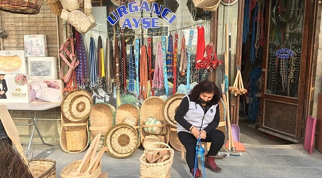 Kadın urgancı sıra dışı mesleği ile dikkat çekiyor