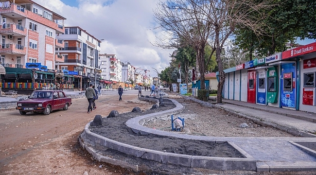 Kafeler Caddesi birinci etabın sonuna gelindi