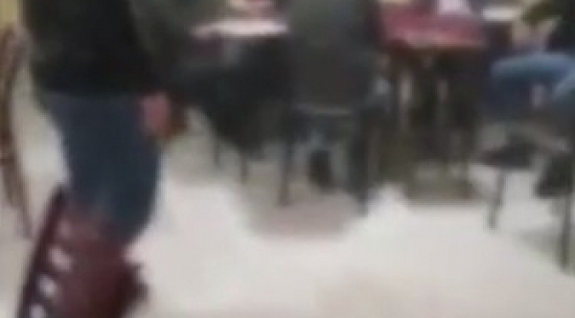 Kağıthane'de ruhsatsız iş yerine kumar baskını kamerada