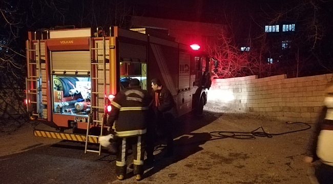 Kahramanmaraş'ta ikamet yangını
