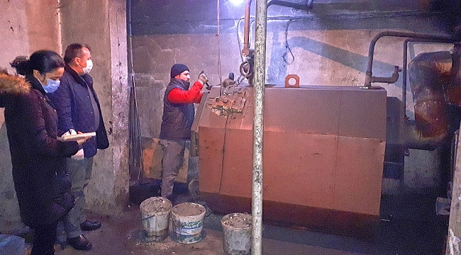 Kahramanmaraş'ta ısıtma sistemleri denetleniyor