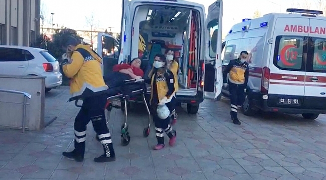 Kahta'da 3 kişi karbonmonoksit gazından zehirlendi