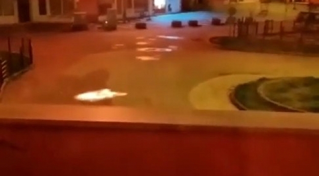 Karapınar'da korkutan yangın