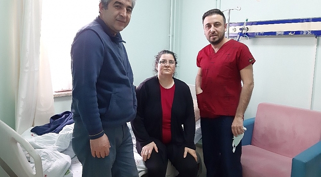 Karın şişliğiyle hastaneye başvurdu karnından tümör çıktı