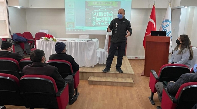 Kars'ta AFAD eğitimleri sürüyor