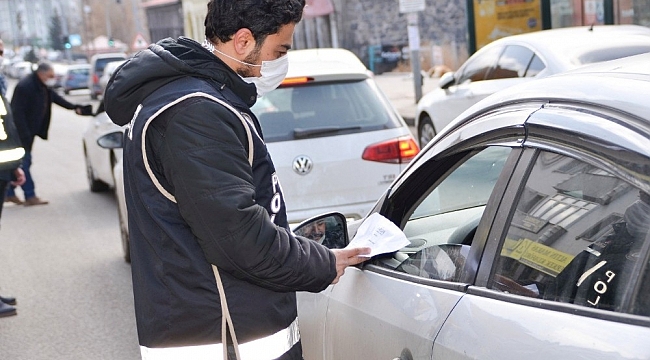 Kars'ta Covid-19 denetimleri sürüyor
