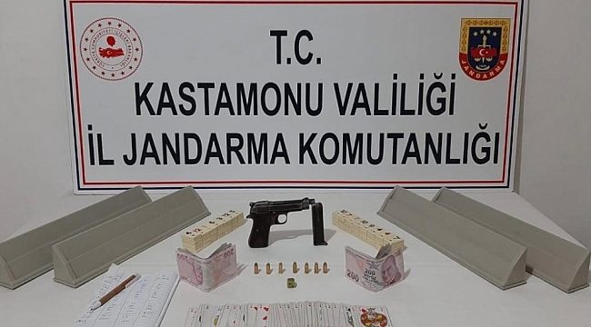 Kastamonu'da kumar oynayan 11 şahsa 34 bin 650 TL para cezası uygulandı