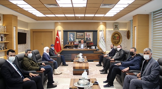 Katar Kızılay'ından Belediye Başkanı Servet'e ziyaret