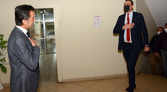 Kaymakam Akbulut'tan Başkan Seylan'a ziyaret