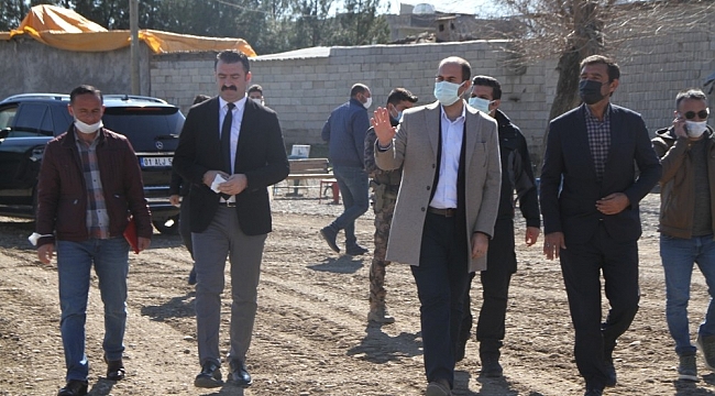 Kaymakam Türkmen üstyapı çalışmalarını inceledi