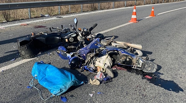 Kazada ağır yaralanan motosiklet sürücüsü hayatını kaybetti