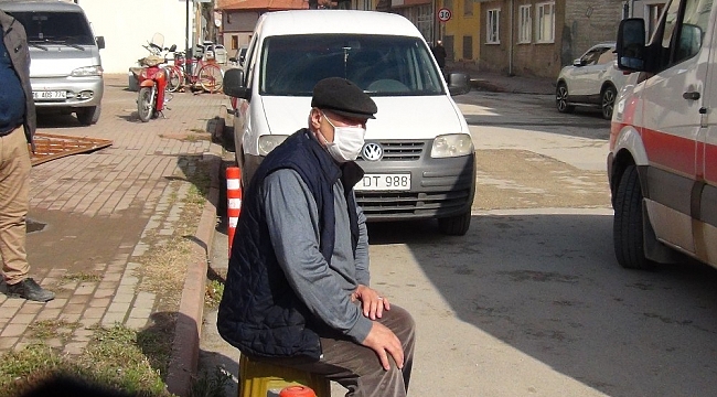Kazada yaralandı, hastaneye gitmeyi kabul etmedi