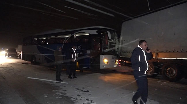 15 araçlı zincirleme trafik kazası