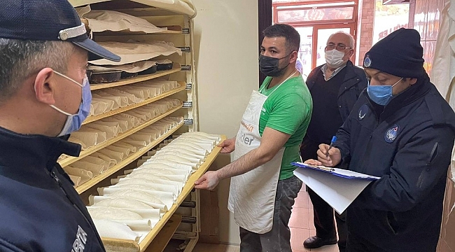Kırıkkale'de unlu mamuller imalat ve satış noktalarına denetim