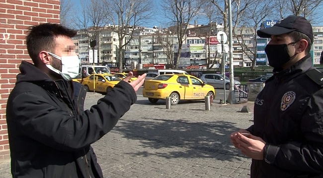 Kısıtlamada ceza yedi, "şortum için ceza yazdınız" dedi