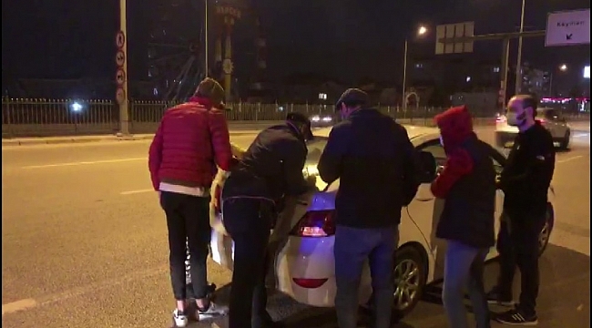 Kısıtlamayı delen gençler sert kayaya tosladı