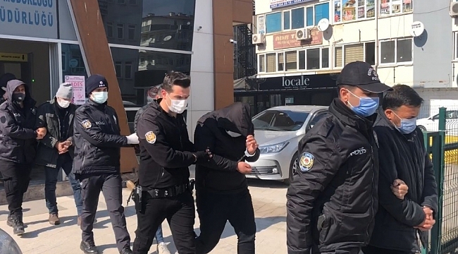 Konteyner vaadiyle onlarca vatandaşı dolandıran çetenin 7 üyesi tutuklandı