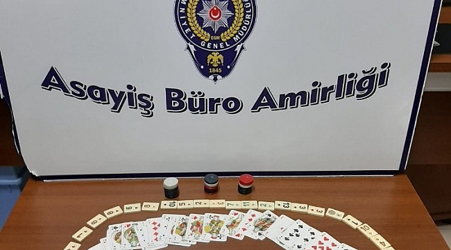 Konya'da boş daireye kumar baskını