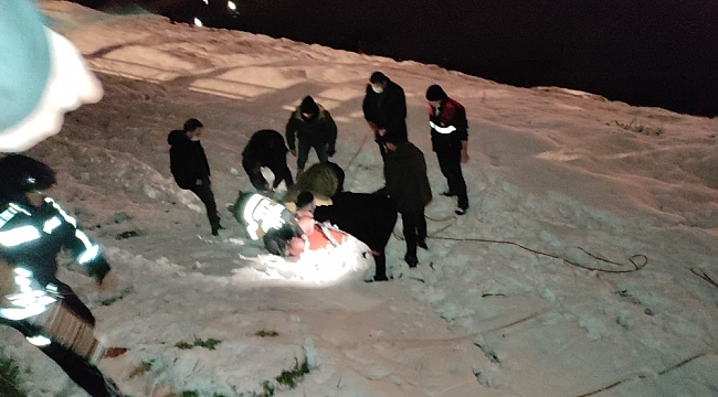 Köprüden Yeşilırmak'a atladı, ekipler kurtardı