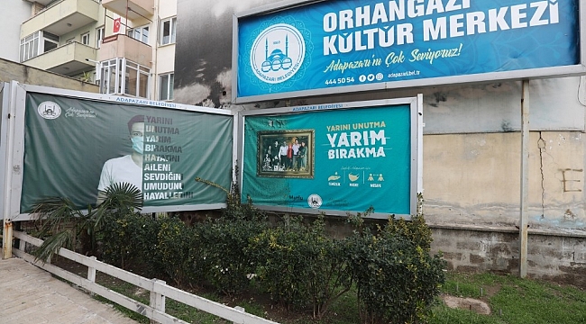 Korona virüse karşı billboardlarda farkındalık çalışması