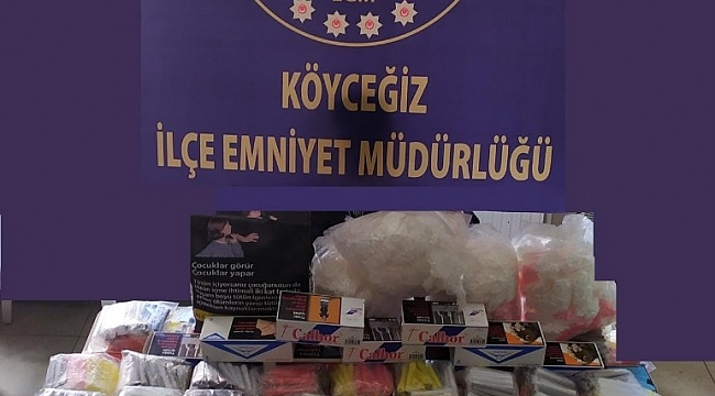 Köyceğiz'de yapılan uygulamada kaçak tütün ele geçirildi