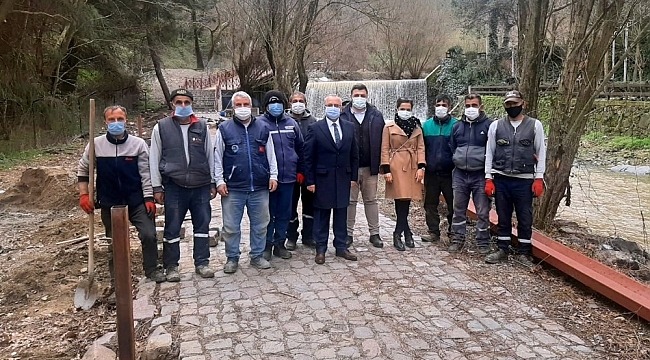 Kurşunlu'ya yeni yürüyüş yolu yapılıyor