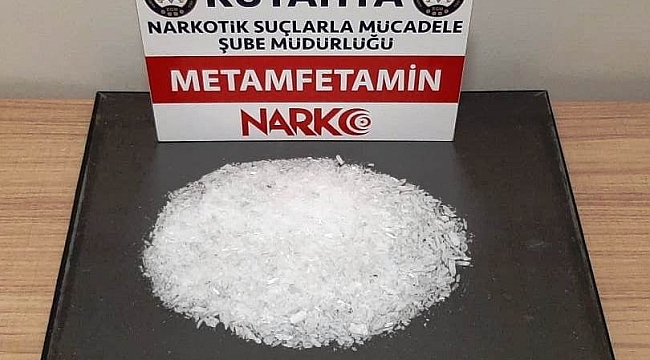 Kütahya'da 120 gram metamfetamin ele geçirildi