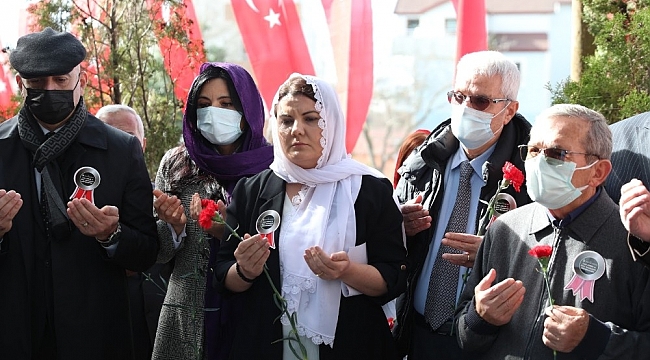 Leyla Atakan ve çalışma arkadaşlarını mezarı başında andı