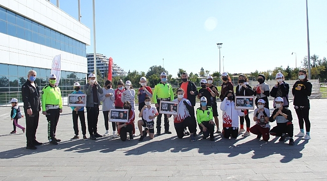 Lisanslı sporculara trafik eğitimi verildi
