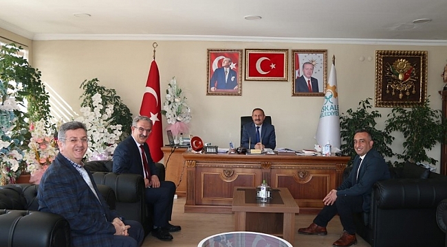 Mal Müdürü Ünsal'dan Başkan Yaptırmış'a ziyaret