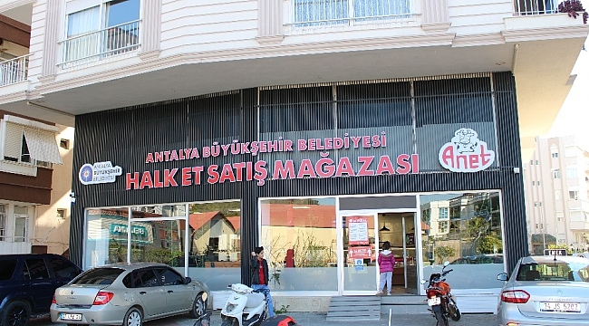 Manavgat Halk Et Satış Mağazası 1 yılda 50 ton et ve et ürünü sattı