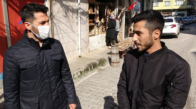 Maskesini takmayan gençten "pes" dedirten cevap