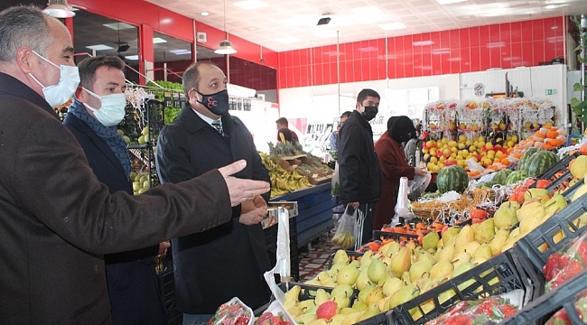 MHP İl Başkanı Karataş, esnafı yalnız bırakmadı