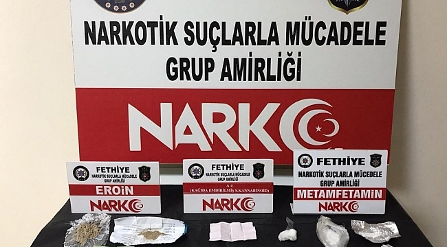 Milas ve Fethiye'de uyuşturucu operasyonu