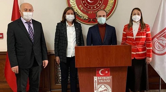 Milletvekilleri Bakbak ile Ekinci, Vali Epcim'i ziyaret etti