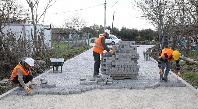 Mudanya'da 30 bin metrekare parke çalışması