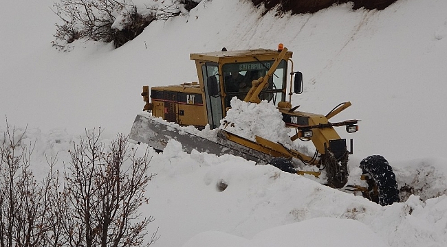 Muş'ta 12 köy yolu ulaşıma kapandı