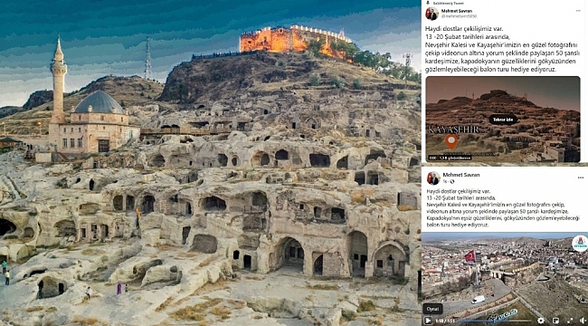 Nevşehir Belediye Başkanı Savran, 50 kişiye balon turu hediye edecek