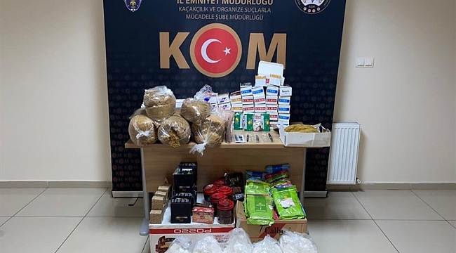 Nevşehir'de bağ evinde kaçak tütün ele geçirildi