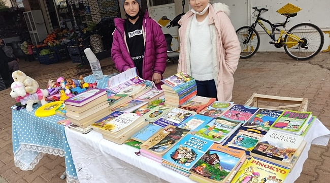 Öğrenciler okudukları kitapları satıp yeni kitap alıyor