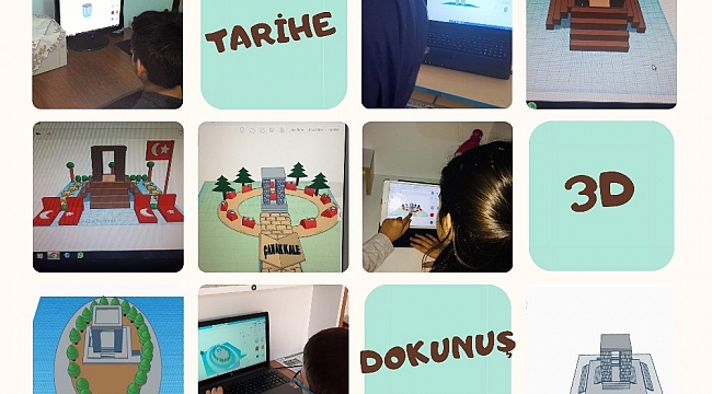 Öğrencilerden "Tarihe 3D dokunuş" projesi