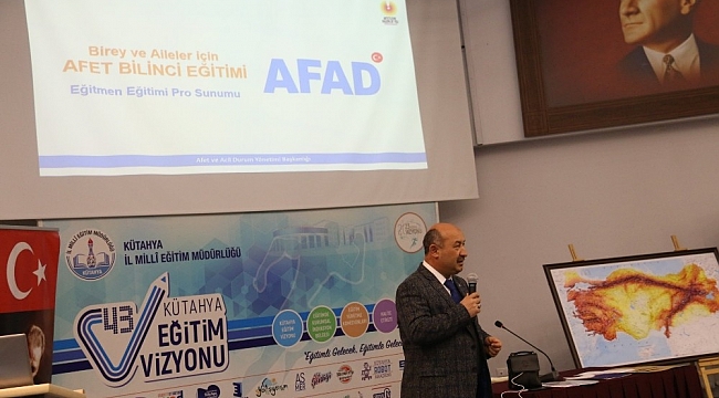 Öğretmenlere Afet Farkındalık Eğitici Eğitimleri