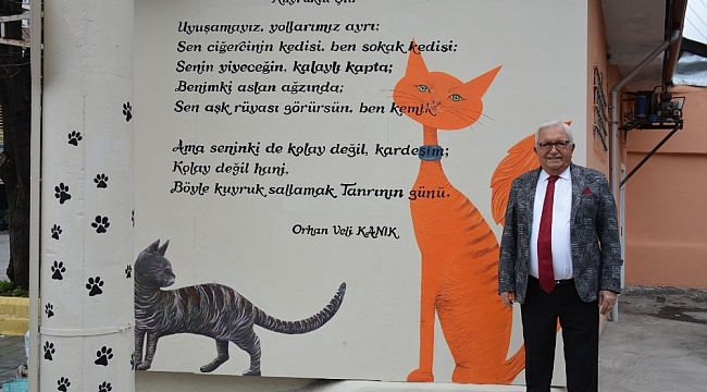 Orhan Veli'nin "Kuyruklu Şiir"i Kasaplar Sokağı'nda