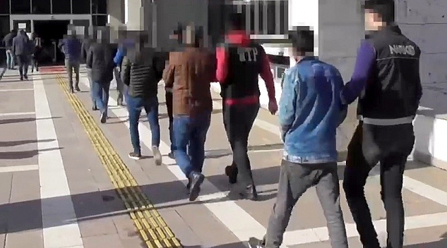 Osmaniye'de torbacılara şafak operasyonu: 12 gözaltı