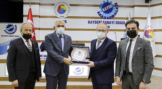 Özbekistan İşadamları Heyetinden KAYSO'ya Ziyaret